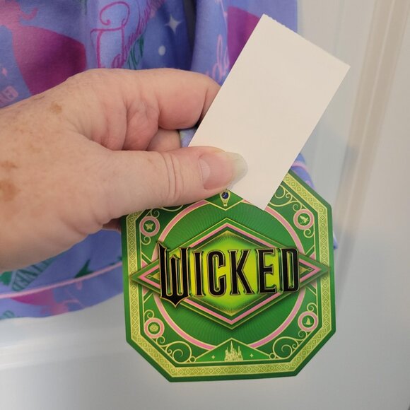 NEW NWT Wicked Girls Long Sleeve Fleece 2pc Pajama Set w/Shorts S 6/7 Purple - Picture 5 of 5